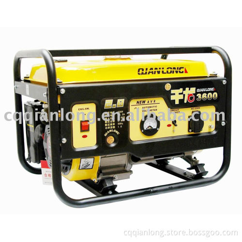 3kw household portable gasoline generator